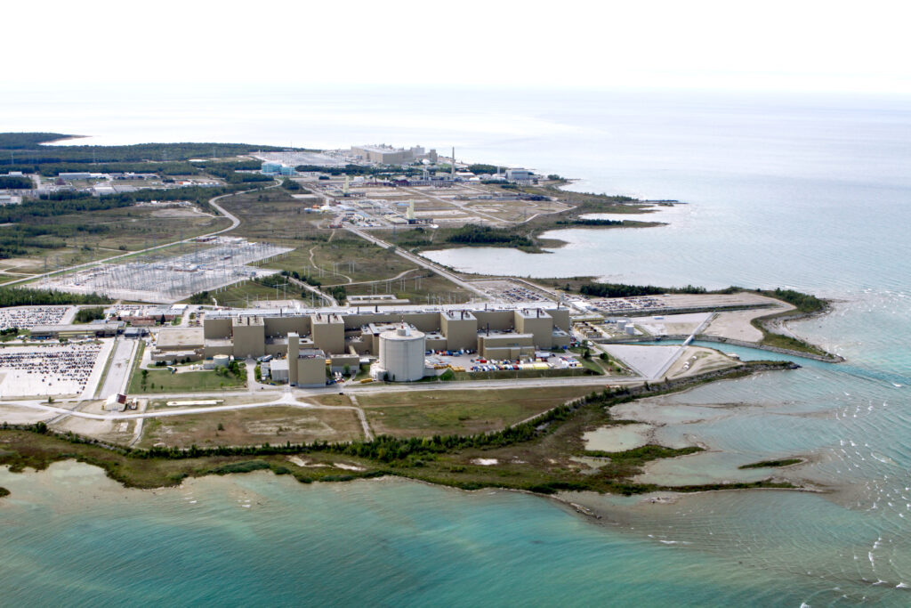 Bruce Power's nuclear generating site in Tiverton, Ontario
