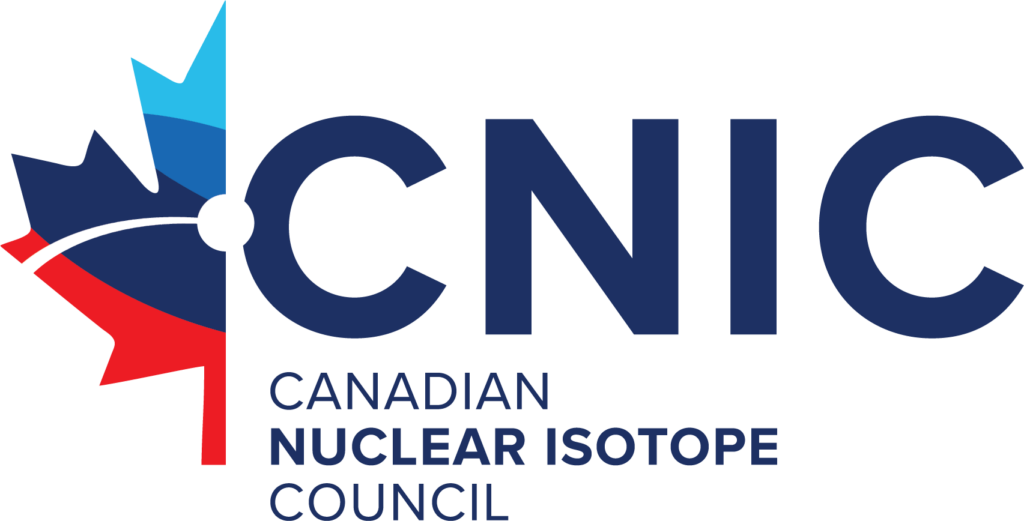 The colour logo of the Canadian Nuclear Isotope Council